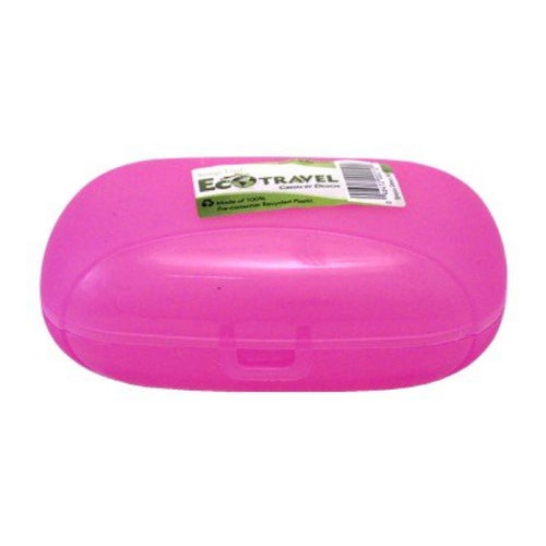Eco Travel Soap Dish Assorted Colors for Keeping Bars Dry and Organized on the Go 1Ea